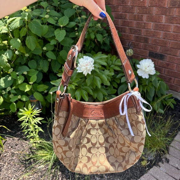 Coach Handbags - Coach Soho Signature Hobo Bag
